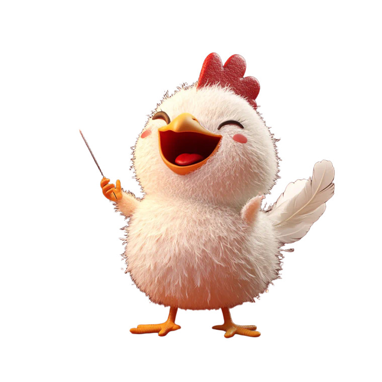 Feathered Chicken Firecracker Vinyl Car Decal Sticker – Waterproof & UV-Resistant 8"