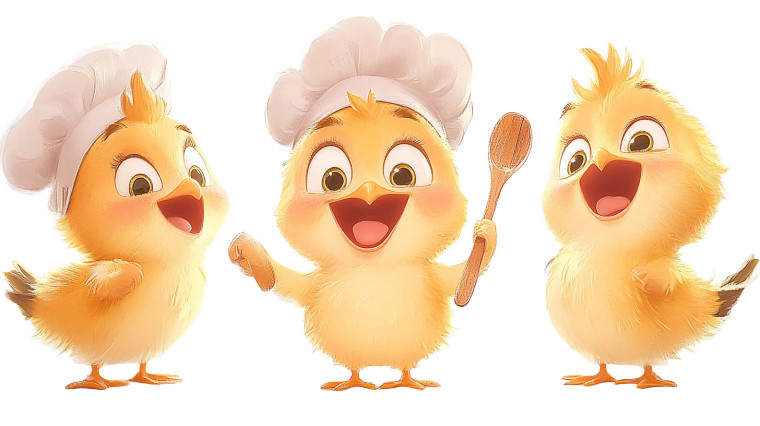 Baby Chick Chef Vinyl Car Decal Sticker – Waterproof & UV-Resistant 8"