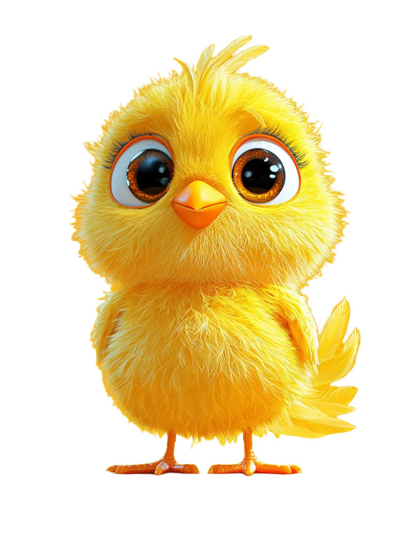 Cartoon Bird Character Vinyl Car Decal Sticker – Waterproof & UV-Resistant 8"