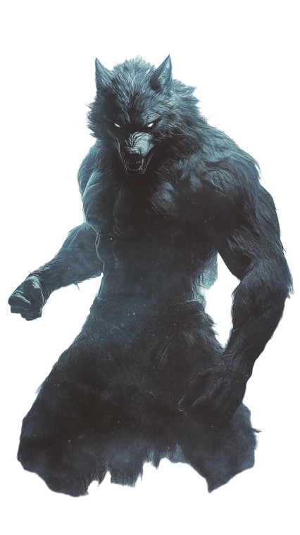 Transforming Werewolf Vinyl Car Decal Sticker – Waterproof & UV-Resistant 8"