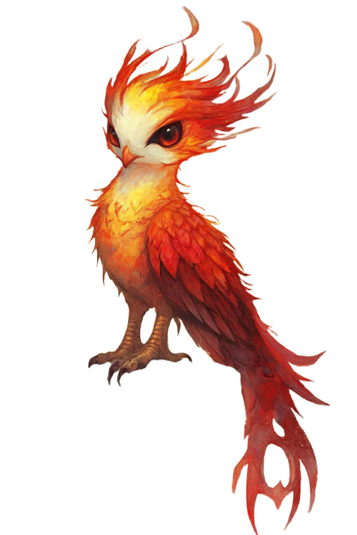 Phoenix Hatchling Vinyl Car Decal Sticker – Waterproof & UV-Resistant 8"