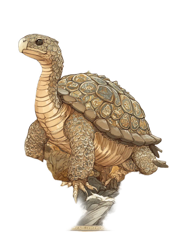 Mythical Turtle Guardian Vinyl Car Decal Sticker – Waterproof & UV-Resistant 8"