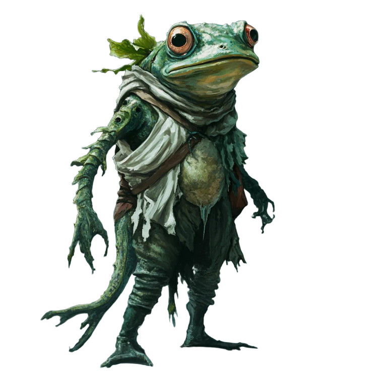 Frog Fish Man Vinyl Car Decal Sticker – Waterproof & UV-Resistant 8"