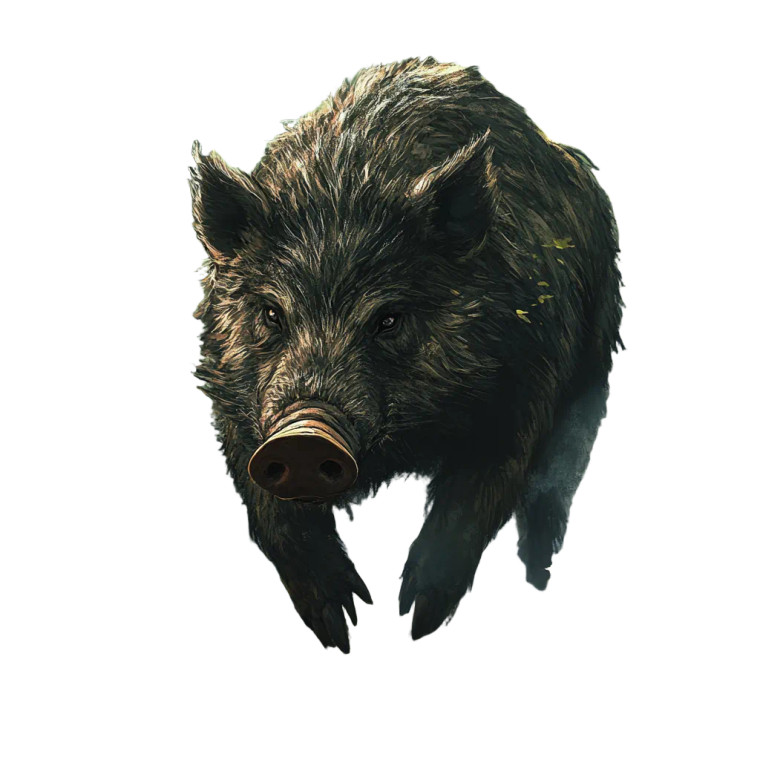 Dangerous Boar Vinyl Car Decal Sticker – Waterproof & UV-Resistant 8"