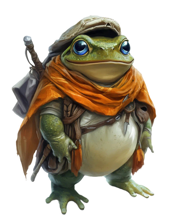 Frog Druid Portrait Vinyl Car Decal Sticker – Waterproof & UV-Resistant 8"