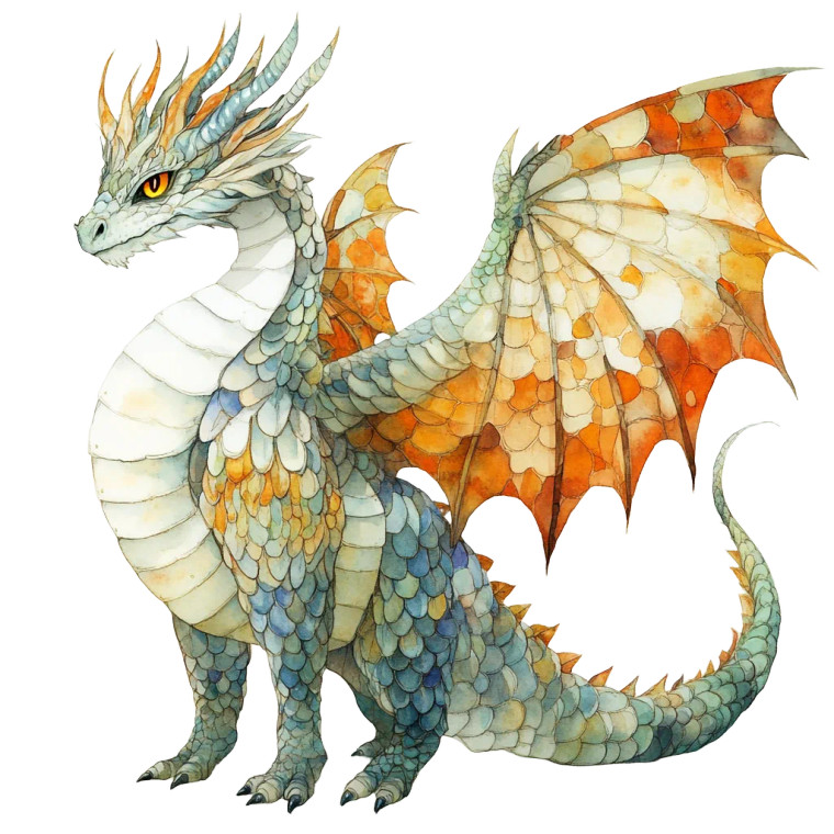 Guardian Dragon Vinyl Car Decal Sticker – Waterproof & UV-Resistant 8"