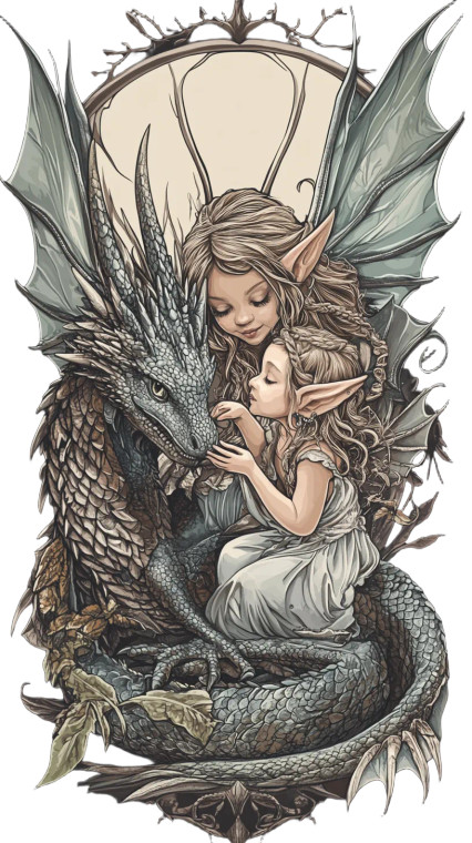 Whimsy Goth Fairy Vinyl Car Decal Sticker – Waterproof & UV-Resistant 8"