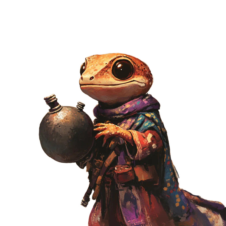 Gecko With Bomb Vinyl Car Decal Sticker – Waterproof & UV-Resistant 8"