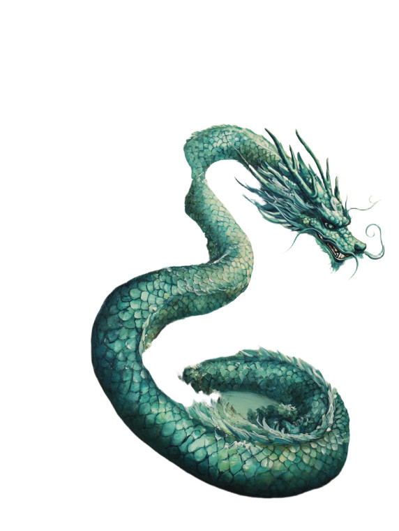 Jade Dragon Tree Vinyl Car Decal Sticker – Waterproof & UV-Resistant 8"