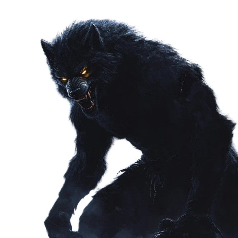 Scary Werewolf Man Vinyl Car Decal Sticker – Waterproof & UV-Resistant 8"