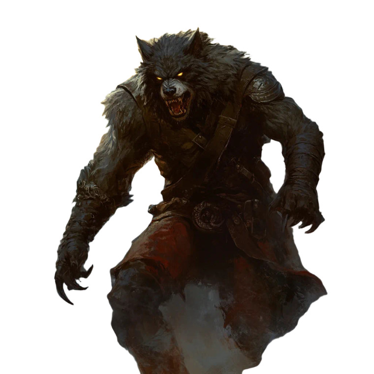 Werewolf Token Vinyl Car Decal Sticker – Waterproof & UV-Resistant 8"