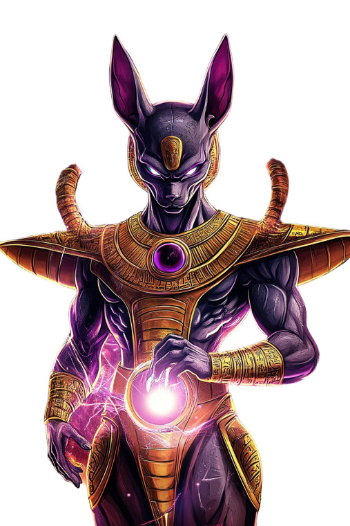 Divine Beerus Armor Vinyl Car Decal Sticker – Waterproof & UV-Resistant 8"