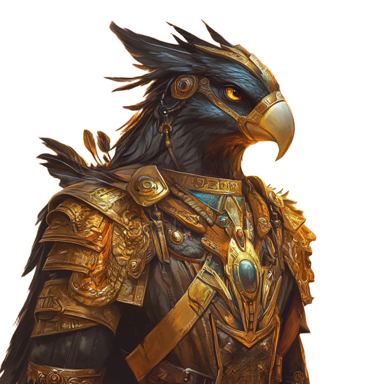 Regal Avian Portrait Vinyl Car Decal Sticker – Waterproof & UV-Resistant 8"