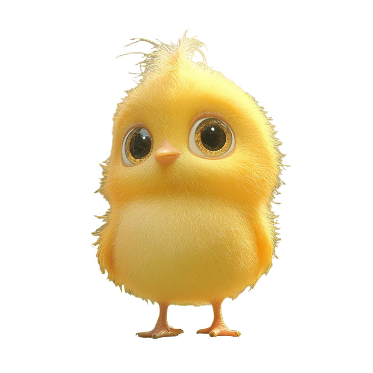 Happy Smooth Chick Vinyl Car Decal Sticker – Waterproof & UV-Resistant 8"