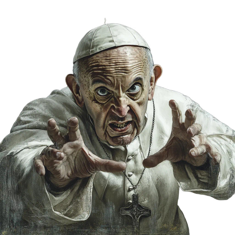 Pope As Hasthur Vinyl Car Decal Sticker – Waterproof & UV-Resistant 8"