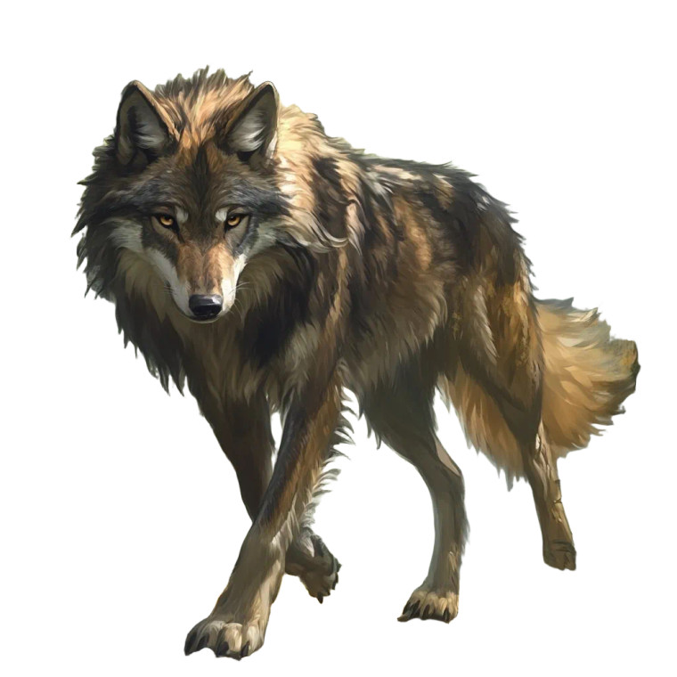 Elegant Timber Wolf Vinyl Car Decal Sticker – Waterproof & UV-Resistant 8"