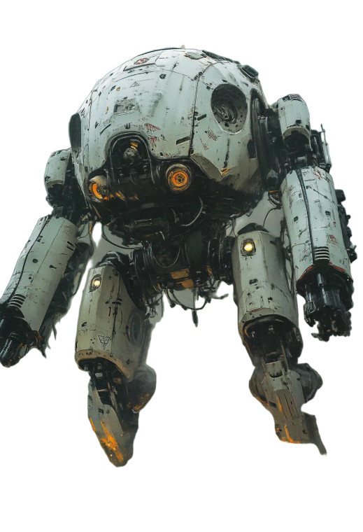 Flying Mech Drone Vinyl Car Decal Sticker – Waterproof & UV-Resistant 8"