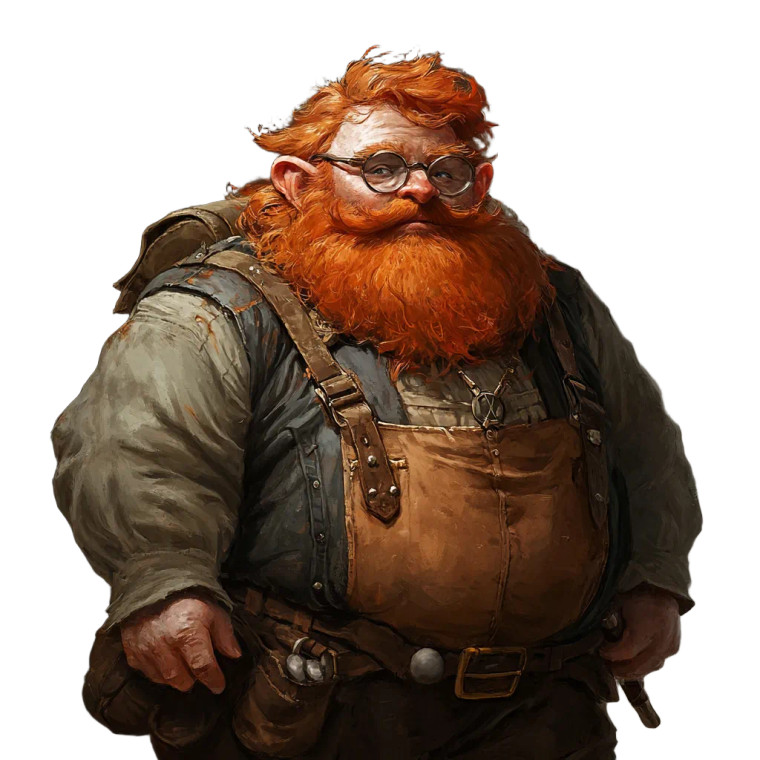 Mysterious Dwarf Wizard Vinyl Car Decal Sticker – Waterproof & UV-Resistant 8"