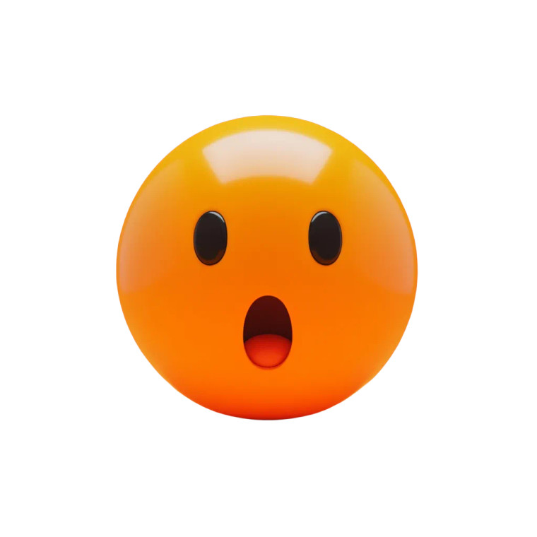 Parenthesis Emoji Vinyl Car Decal Sticker – Waterproof & UV-Resistant 8"