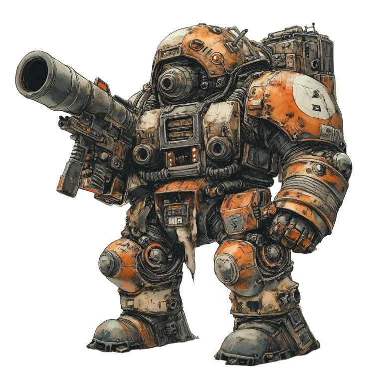 Fantasy Robot Dwarfs Vinyl Car Decal Sticker – Waterproof & UV-Resistant 8"