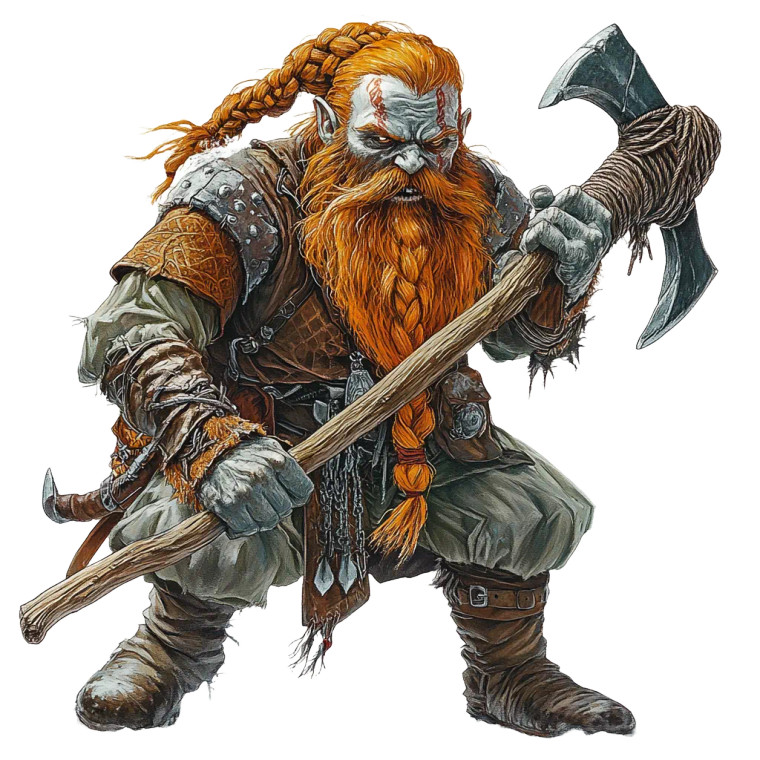 Dwarf Zombie Art Vinyl Car Decal Sticker – Waterproof & UV-Resistant 8"