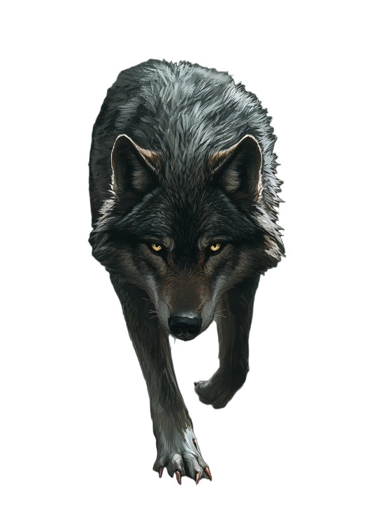 Proud Wolf Vinyl Car Decal Sticker – Waterproof & UV-Resistant 8"