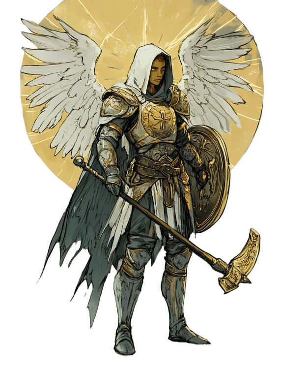 Noble Tempest Cleric Vinyl Car Decal Sticker – Waterproof & UV-Resistant 8"