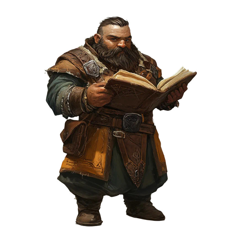 Dwarf Irori Priest Vinyl Car Decal Sticker – Waterproof & UV-Resistant 8"