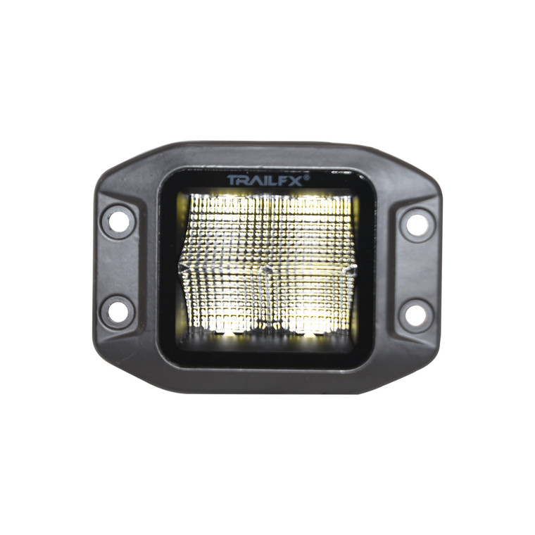 TrailFX TFX LED Driving/Fog Light | 90° Flood Beam | IP67 Rated | 2400 Raw Lumens/1500 Effective Lumens