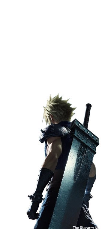 Cloud Strife Wallpaper Vinyl Car Decal Sticker – Waterproof & UV-Resistant 8"