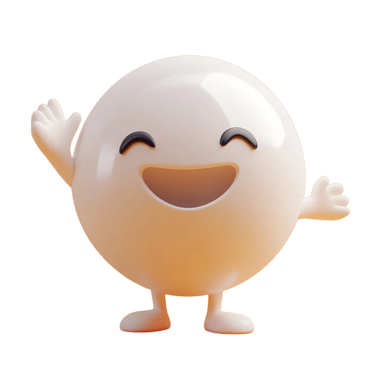 Cute Abstract Creatures Vinyl Car Decal Sticker – Waterproof & UV-Resistant 8"