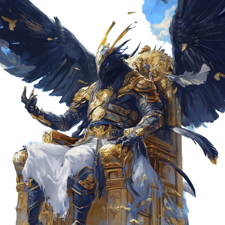 Horus On Throne Vinyl Car Decal Sticker – Waterproof & UV-Resistant 