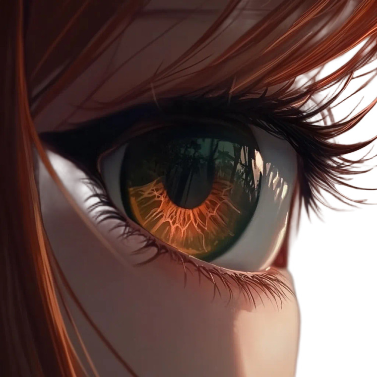 Monika'S Eye Vinyl Car Decal Sticker – Waterproof & UV-Resistant 8"