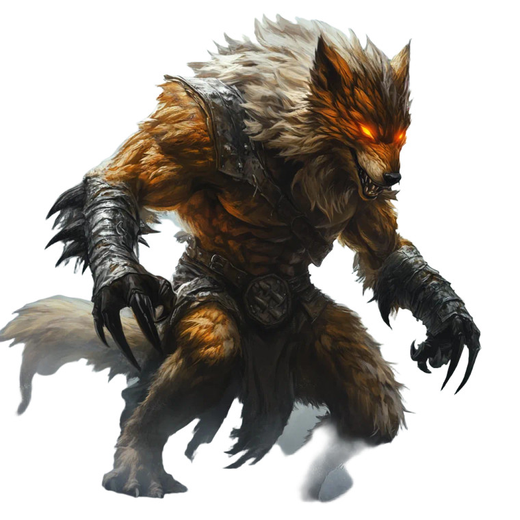 Dragon-Wolf Hybrid V2 Vinyl Car Decal Sticker – Waterproof & UV-Resistant 8"