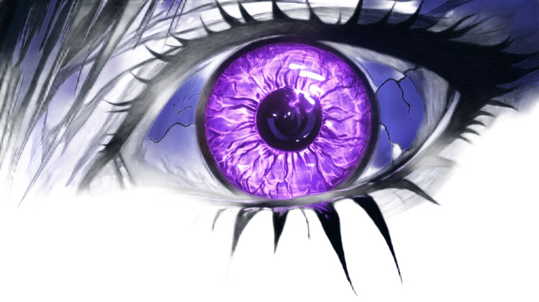 Rinnegan Eye Glow Vinyl Car Decal Sticker – Waterproof & UV-Resistant 8"