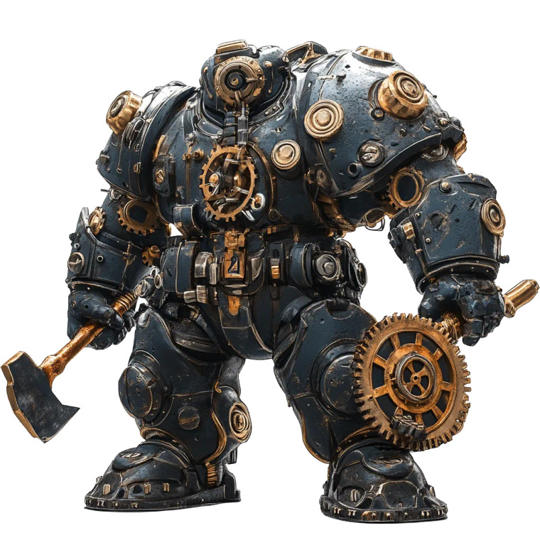 Steampunk Blacksmith Vinyl Car Decal Sticker – Waterproof & UV-Resistant 8"