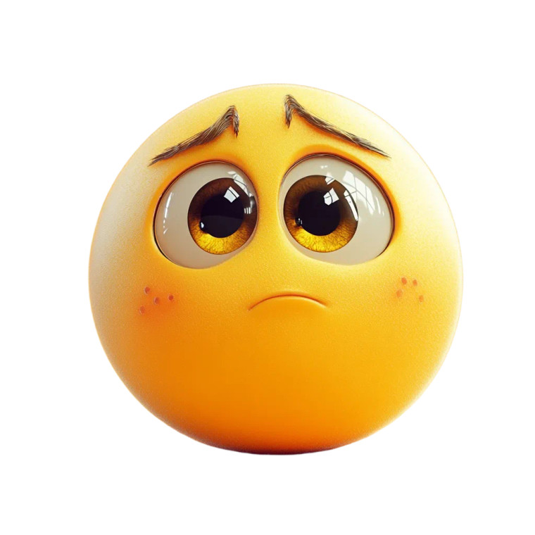 Sad Big-Eyed Emoji Vinyl Car Decal Sticker – Waterproof & UV-Resistant 8" Sad Big-Eyed Emoji Vinyl Car Decal Sticker – Waterproof & UV-Resistant 8"