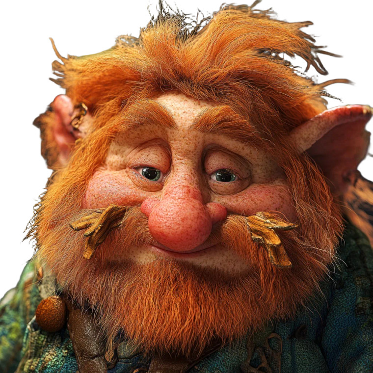 Old Redhaired Dwarf Vinyl Car Decal Sticker – Waterproof & UV-Resistant 8"