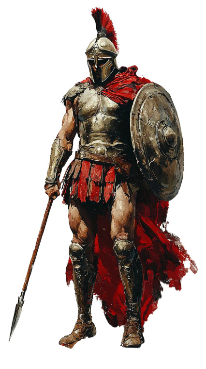 Spartan Warrior V7 Vinyl Car Decal Sticker – Waterproof & UV-Resistant 8"