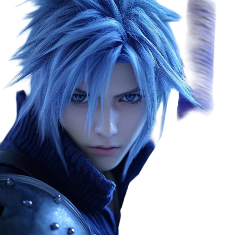 Cloud Strife Hd Vinyl Car Decal Sticker – Waterproof & UV-Resistant 8"