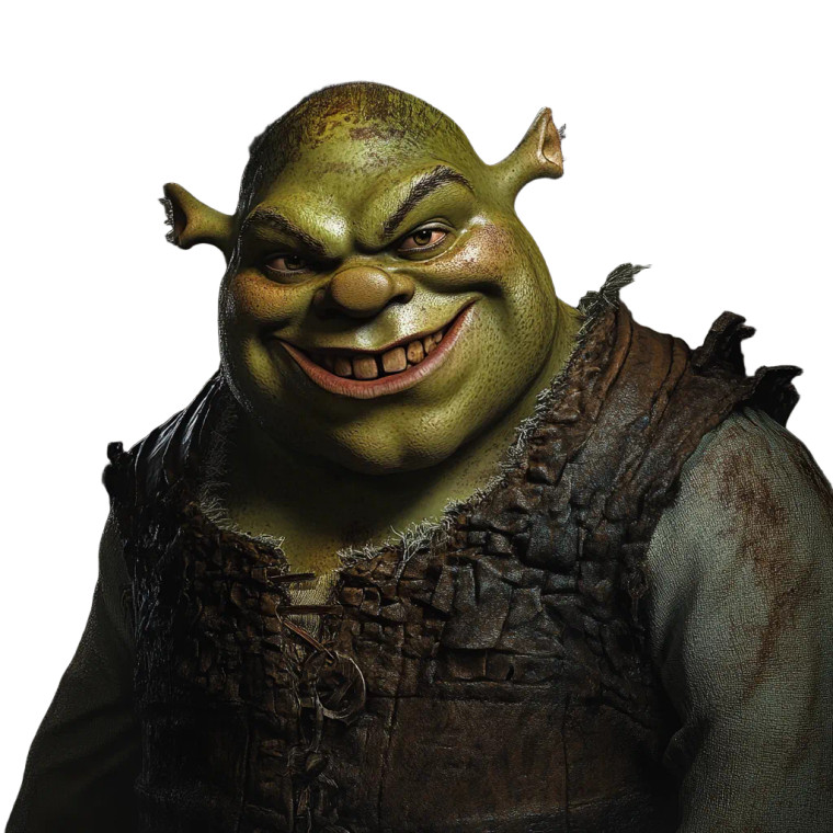 Evil Shrek Vinyl Car Decal Sticker – Waterproof & UV-Resistant 8"