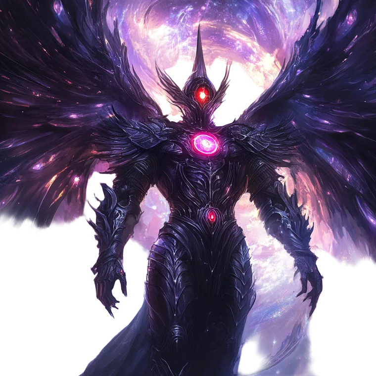 Celestial Magic God Vinyl Car Decal Sticker – Waterproof & UV-Resistant 8"