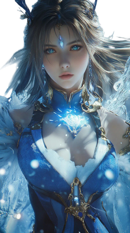 Fantasy Card Portrait Vinyl Car Decal Sticker – Waterproof & UV-Resistant 8"