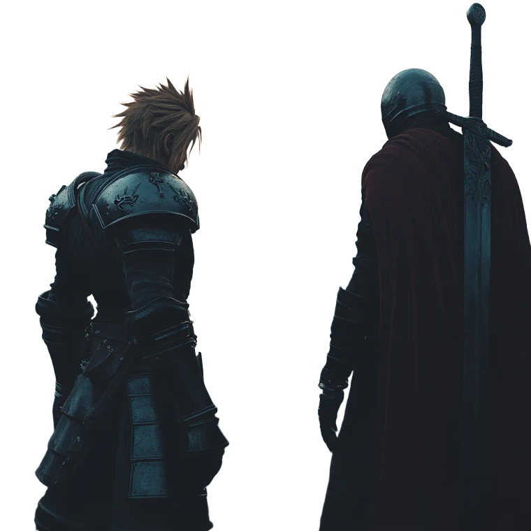 Cloud Vs Soldier Vinyl Car Decal Sticker – Waterproof & UV-Resistant 8"