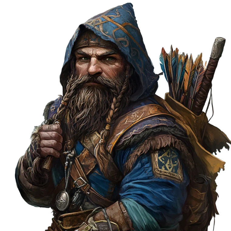 Gnome Ranger Portrait Vinyl Car Decal Sticker – Waterproof & UV-Resistant 8"