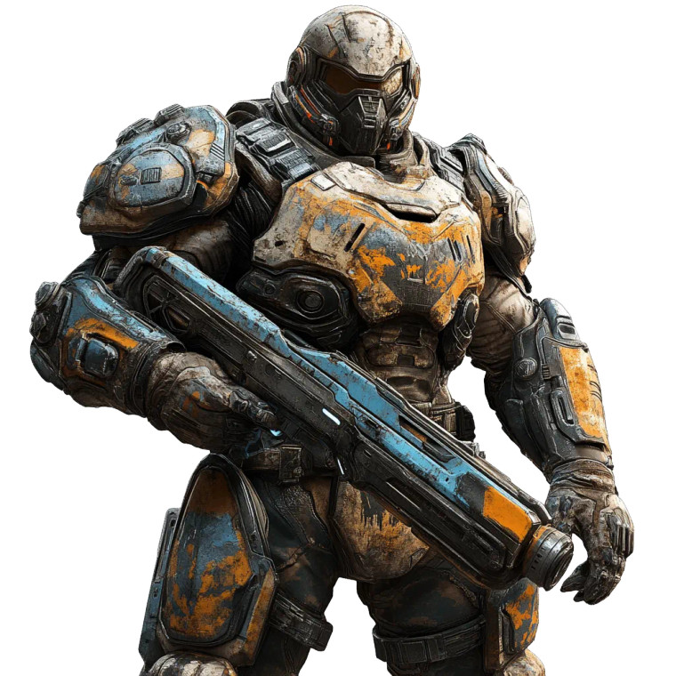 Quake Game Avatar Vinyl Car Decal Sticker – Waterproof & UV-Resistant 8"