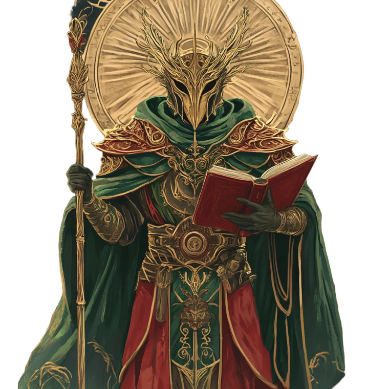 Elven God Mural Vinyl Car Decal Sticker – Waterproof & UV-Resistant 8"