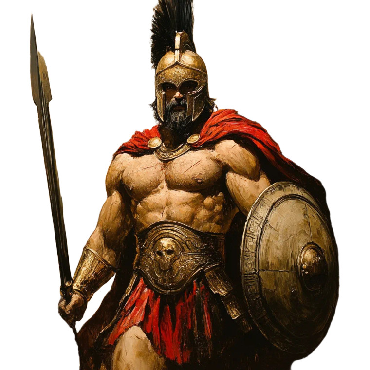 Ares Warfare God Vinyl Car Decal Sticker – Waterproof & UV-Resistant 8"