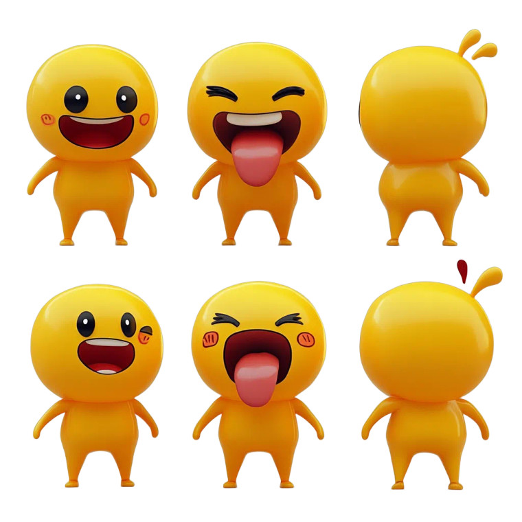 Funny Yellow Stickman Vinyl Car Decal Sticker – Waterproof & UV-Resistant 8"