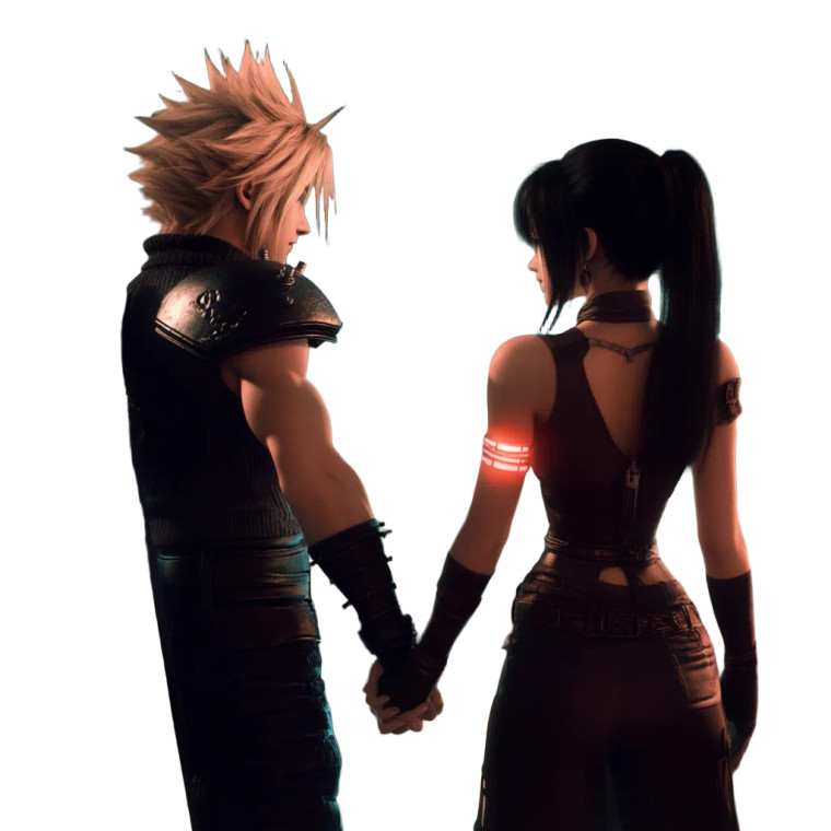 Final Fantasy Vii Duo Vinyl Car Decal Sticker – Waterproof & UV-Resistant 8"